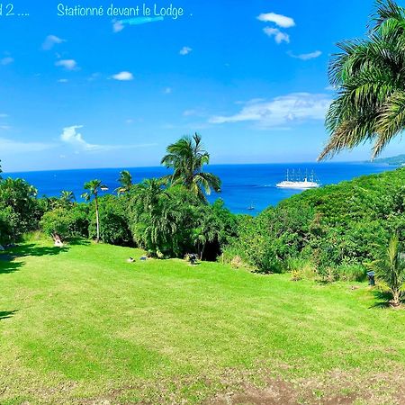 Lodge Colibris Piscine Privee Vue Panoramique Mer Et Montagne Pelee , 500 M Plage Dans Un Parc , Calme Assure Ideal Pour Decouvrir Le Nord Caraibes ลาการ์เบต์ ภายนอก รูปภาพ