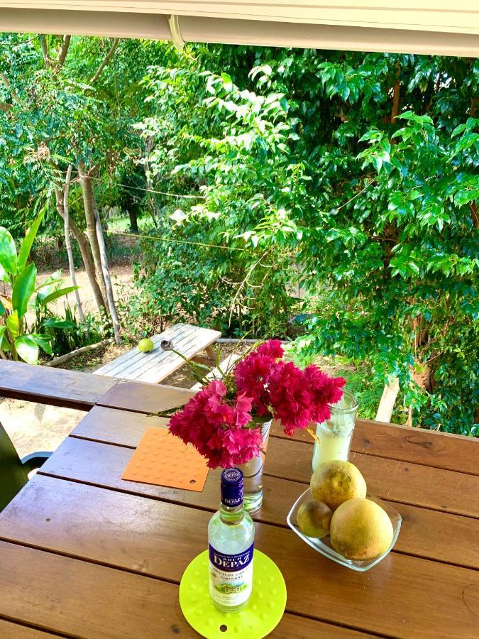 Lodge Colibris Piscine Privee Vue Panoramique Mer Et Montagne Pelee , 500 M Plage Dans Un Parc , Calme Assure Ideal Pour Decouvrir Le Nord Caraibes ลาการ์เบต์ ภายนอก รูปภาพ