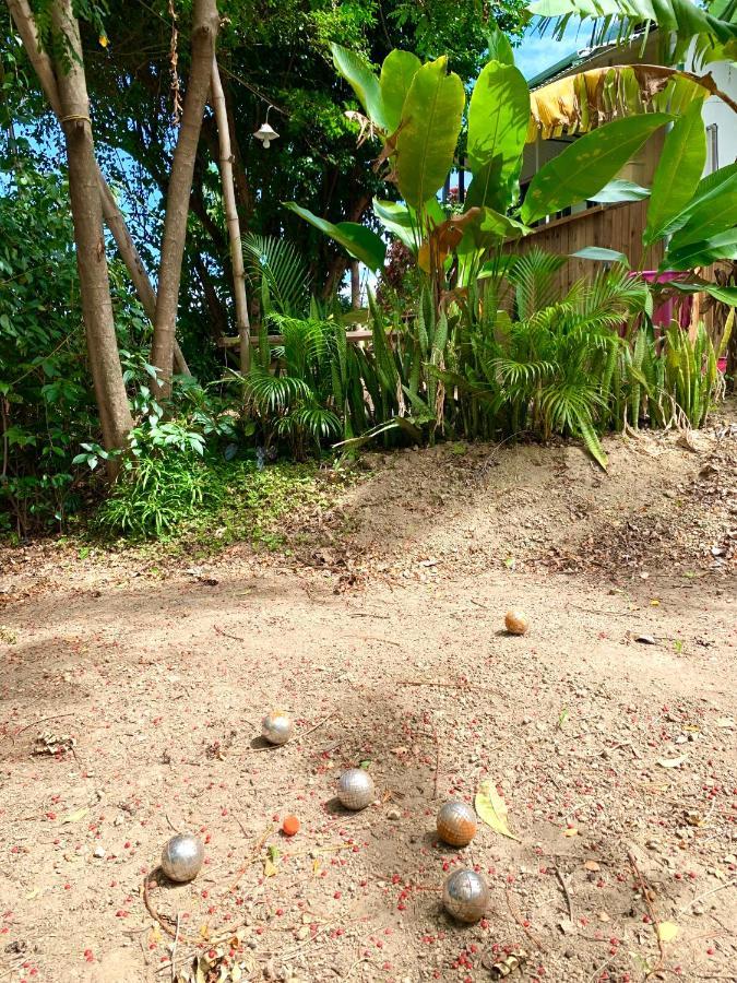 Lodge Colibris Piscine Privee Vue Panoramique Mer Et Montagne Pelee , 500 M Plage Dans Un Parc , Calme Assure Ideal Pour Decouvrir Le Nord Caraibes ลาการ์เบต์ ภายนอก รูปภาพ