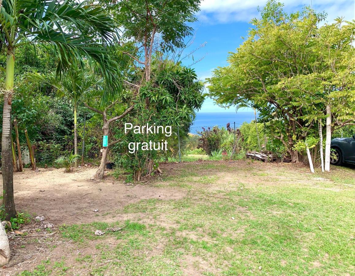 Lodge Colibris Piscine Privee Vue Panoramique Mer Et Montagne Pelee , 500 M Plage Dans Un Parc , Calme Assure Ideal Pour Decouvrir Le Nord Caraibes ลาการ์เบต์ ภายนอก รูปภาพ
